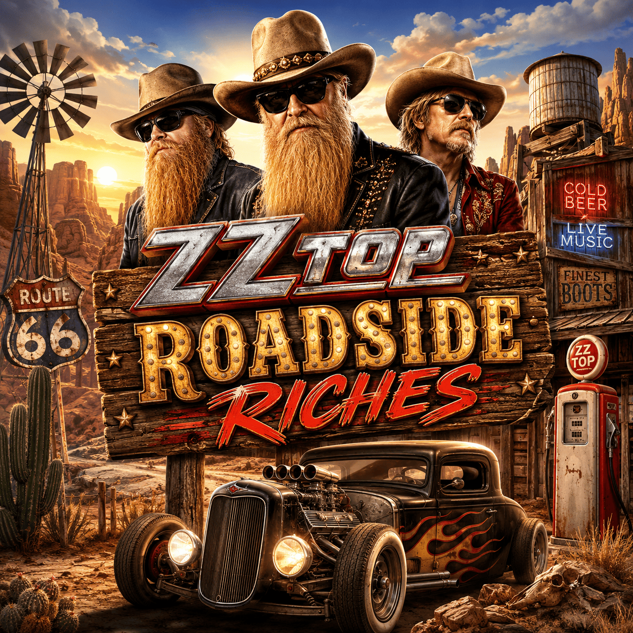 ZZ Top Roadside Riches Odyssey